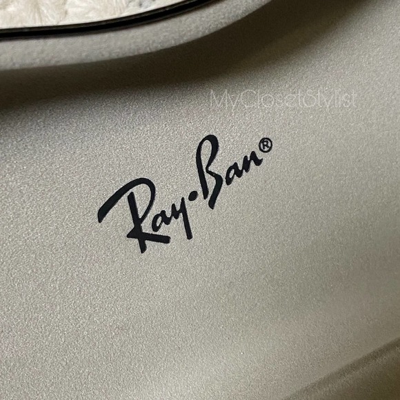 RAY-BAN Black Sunglasses Case + Cleaning Cloth NEW & Authentic - Picture 2 of 6